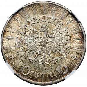 Second Republic, 10 zloty 1938 Pilsudski