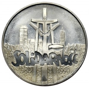 PLN 100,000 1990 Solidarity, Type A