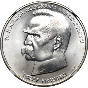 PRL 1944-1989, 50000 złotych 1988 Piłsudski