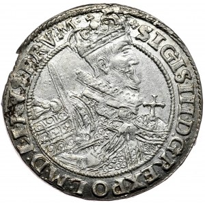 Sigismund III. Vasa, ort 1622, Bydgoszcz, PRV.M. breite Krone, ohne Hand mit Apfel, selten