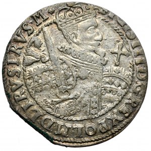Sigismund III. Vasa, ort 1622, Bromberg, PRVS:M+, Blattende