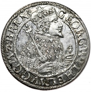 Prusy Książęce, Jerzy Wilhelm, ort 1624, Królewiec, z podwójnym znakiem mincerskim na awersie