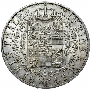 Germany, Prussia, 1848 A thaler, Berlin