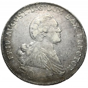 Saxony, Frederick August III, 1766 EDC thaler, Leipzig