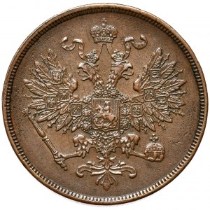 Russische Teilung, Alexander II, 2 Kopeken 1862 BM, Warschau