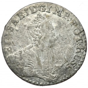 Russland, Elisabeth, Sechspfennig für Preußen, 1761, Königsberg