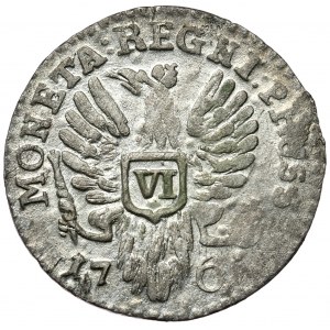 Russland, Elisabeth, Sechspfennig für Preußen, 1761, Königsberg