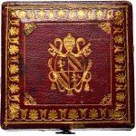 Watykan/Państwo Kościelne, Leon XIII 1878, medal - 1. Rok Pontyfikatu w oryginalnym pudełku