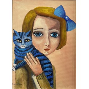 Marlena Łozińska, Dievča s mačkou