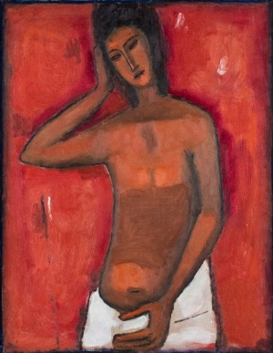 Jerzy Nowosielski, Akt czerwony, 1958