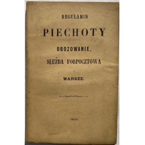 REGULAMIN PIECHOTY PARYŻ 1864