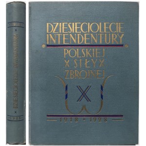 10-LECIE INTENDENTURY 1918-1928 ŁADNY EGZ.