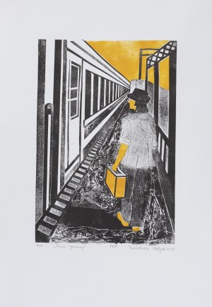 Yaroslava Holysh, Train journey, 2019