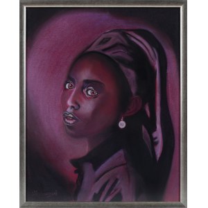 Tomasz Włodarczyk, Portrait of a Girl with a Pearl VIII, 2021
