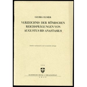 Elmer , Verzeichnis der Römischen Reichsprägungen von Augustus...