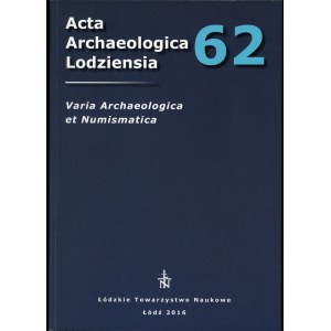 Acta Archaeologica Lodziensia 62