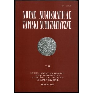 Notae Numismaticae/Zapiski Numizmatyczne T. II
