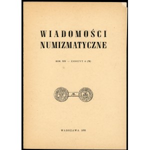 Wiadomości Numizmatyczne 4/1976