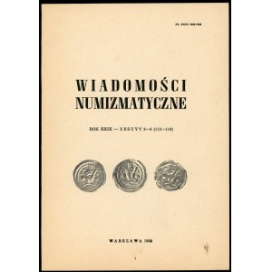 Wiadomości Numizmatyczne 3-4/1985