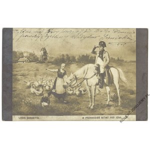 [NAPOLEON BONAPARTE] W przeddzień bitwy pod Jeną, mal. Louis Gardette
