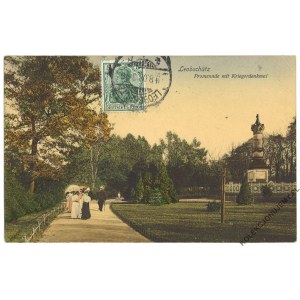 [GŁUBCZYCE] Leobschütz. Promenade mit Kriegerdenkmal