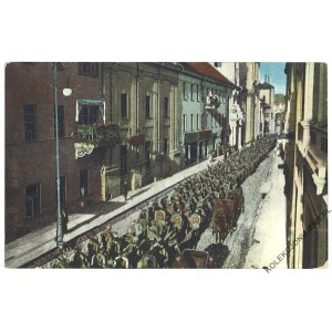 [WILNO] Die deutschen Truppen ziehen durch die Dominikanerstraße