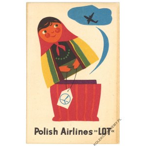 Polish Airlines LOT, rys. Henryk Chmielewski