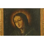 Christ - oil painting, painted on copper plate, 17th century.