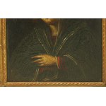 Christ - oil painting, painted on copper plate, 17th century.