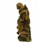 Pieta - Figur aus polychromem Holz 17. Jahrhundert