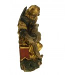 Pieta- figura z polichromowanego drewna XVII w