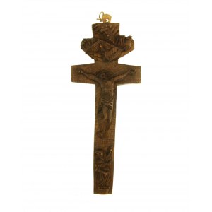 Krzyż - relikwiarz św. Wawrzyńca, XVIII/XIX w.