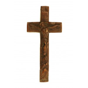 Kříž - relikviář svaté Kristiny, 18./19. století.