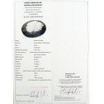 SZAFIR z Efektem Aleksandrytu 6,36ct CERT 396_1228