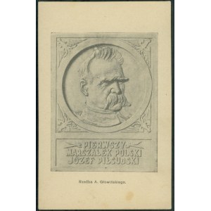 Pierwszy Marszałek Polski Józef Piłsudski, rzeźba A. Głowińskiego