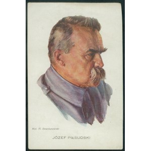 Józef Piłsudski, mal. H. Dzierżanowski, Wyd. Adam Pluciński
