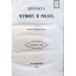 Mecherzyński,Historia wymowy w Polsce, t. I – III, 1856-1863 r.