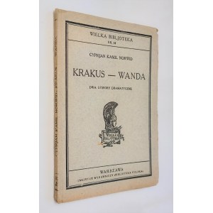 Norwid, Krakus ; Wanda : dwa utwory dramatyczne, 1922 r.