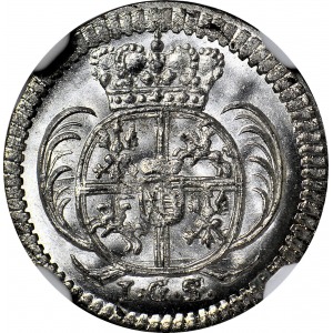 August II Mocny, Ternar (3 halerze) 1724 IGS