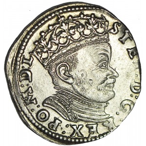 Stefan Batory, Trojak 1584 Wilno, dwukropki