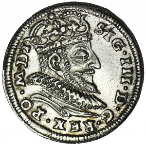 Zygmunt III Waza, Trojak 1590 Wilno, R2