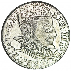 Zygmunt III Waza, Trojak 1590 Ryga, R2