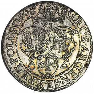 Zygmunt III Waza, Szóstak 1596, Malbork, R1