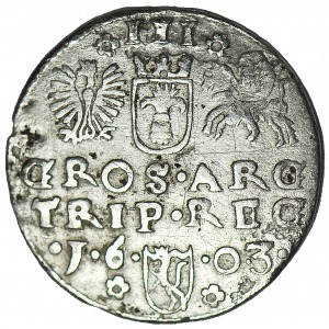 RR-, Zygmunt III Waza, Trojak anormalny 1603