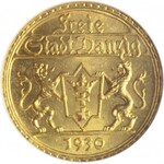 Wolne Miasto Gdańsk, 25 guldenów 1930, NGC MS65