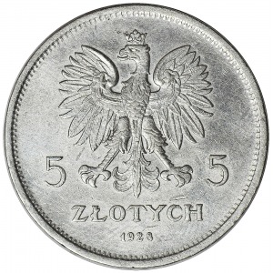 5 złotych 1928 Nike, Warszawa