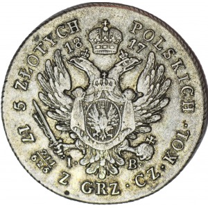Królestwo Polskie, 5 złotych 1817 Aleksander