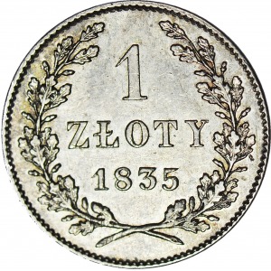 Wolne Miasto Kraków, 1 złoty 1835, R2