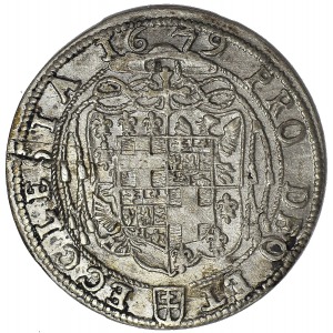 Księstwo Nyskie biskupów wrocławskich, 6 krajcarów 1679, Fryderyk Heski, Nysa, R1