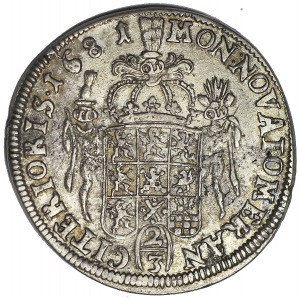 Pomorze, 2/3 talara 1681, Karol XI, Szczecin, R2